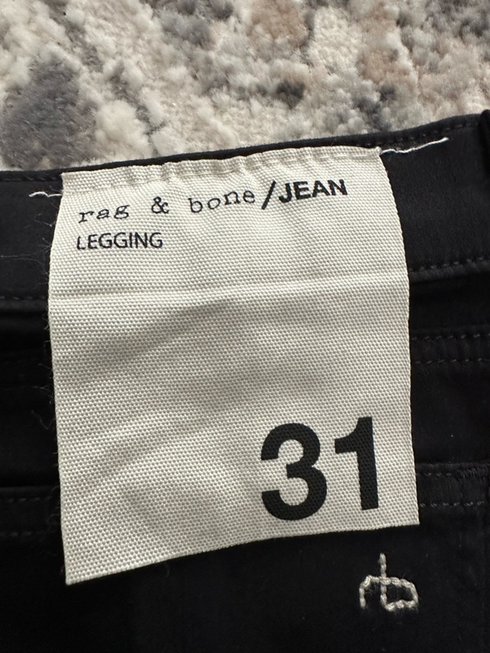 rag & bone Black Jeans size 31